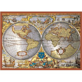 Piatnik puzzle Mapa świata 1000 części