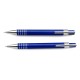 Zestaw piśmienny, długopis i ołówek w dopasowanym kolorystycznie etui