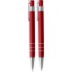 Zestaw piśmienny, lakierowany ołówek (0.7 mm) i długopis, w dopasowanym kolorystycznie etui z magnetycznym zamknięciem