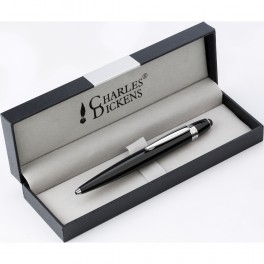 Długopis Charles Dickens, touch pen, powierzchnia pod nadruk, w ozdobnym pudełku