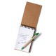 Notes / notatnik (70 kartek w linie) z długopisem, elastyczna opaska do zamykania