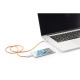 Kabel do ładowania z końcówką Lightning i micro USB, może być używany także do transferu danych