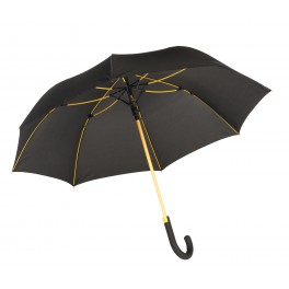 Automatyczny parasol CANCAN, czarny, żółty