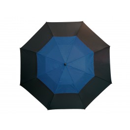 Parasol typu golf MONSUN, czarny, niebieski