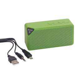 Głośnik Bluetooth CUBOID, zielony