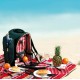 Plecak piknikowy DIABOLO, czarny, czerwony