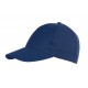 6 segmentowa czapka PITCHER, ciemnoniebieski