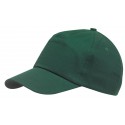 5-segmentowa czapka FAVOURITE, ciemnozielony