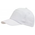 5-segmentowa czapka FAVOURITE, biały