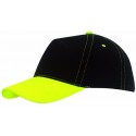 5 segmentowa czapka baseballowa SPORTSMAN, żółty, czarny