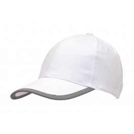 6-panelowa czapka DETECTION, biały