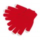 Rękawiczki dotykowe OPERATE, czerwony