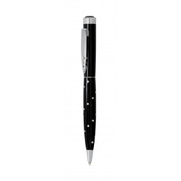 Metalowy długopis MOSCOW, czarny, srebrny