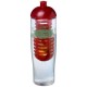 Bidon H2O Tempo® o pojemności 700 ml z wypukłym wieczkiem zmożliwością przyrządzania wody smakowej