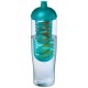 Bidon H2O Tempo® o pojemności 700 ml z wypukłym wieczkiem zmożliwością przyrządzania wody smakowej