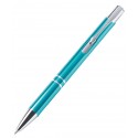 Aluminiowy długopis TUCSON, turkusowy